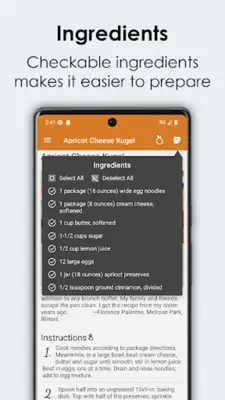 Jewish Recipes Cookbook android App screenshot 1