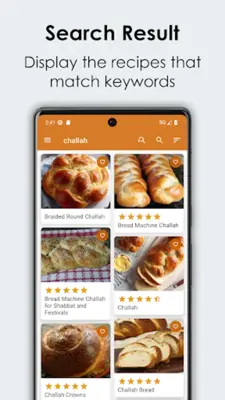 Jewish Recipes Cookbook android App screenshot 4